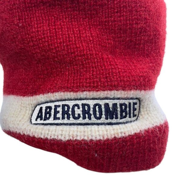 Vintage y2k 100% wool Abercrombie & Fitch hat beanie - Picture 4 of 12